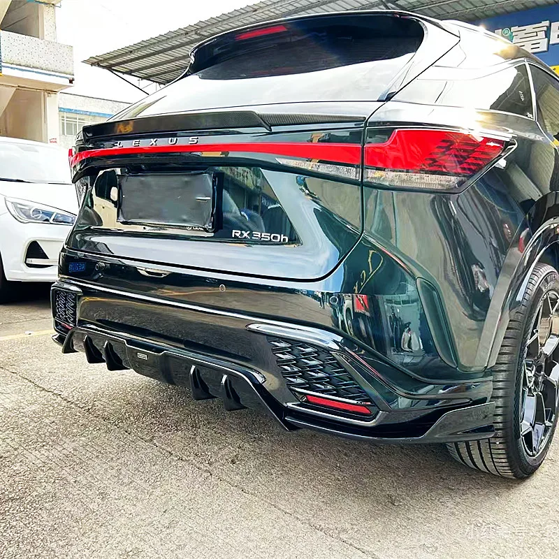 Kit alerón trasero negro estilo carbono Lexus RX350H RX500H 2023-2025 - imagen 5