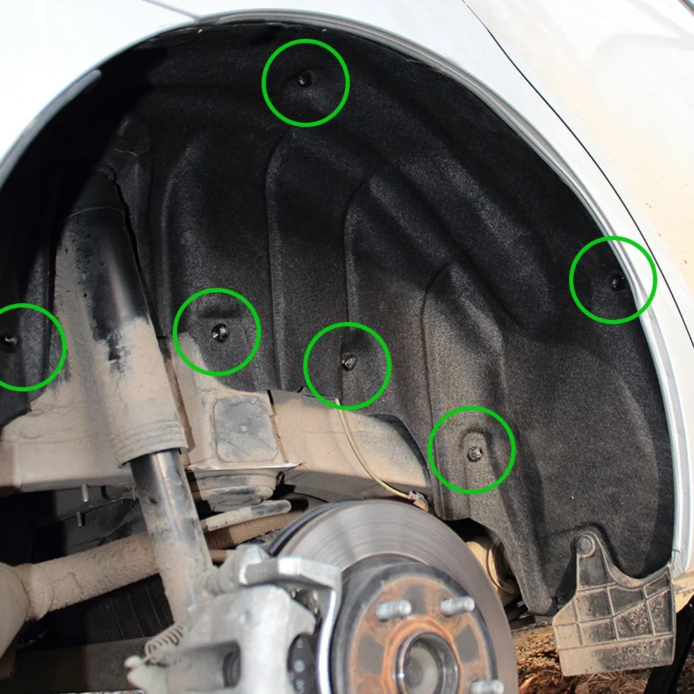 Clips guardabarros Toyota Avensis para paso de rueda original 2003-2008 - imagen 5