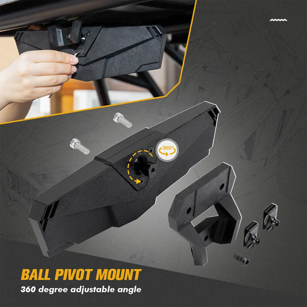 Espejo retrovisor convexo UTV Polaris RZR PRO XP 2020-2023 - imagen 4