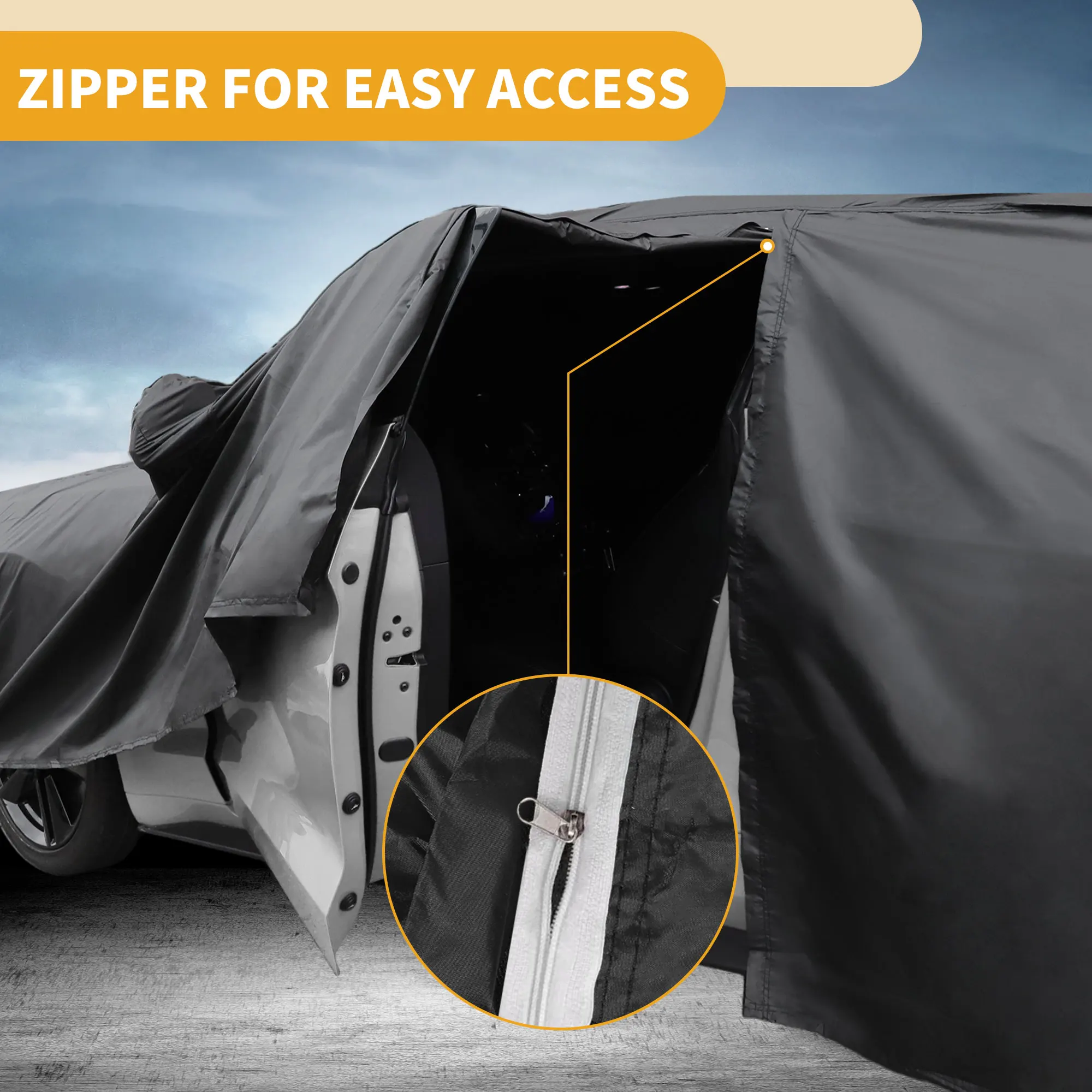 UXCELL Funda impermeable exterior para Ford Bronco Sport, sol y lluvia - imagen 4