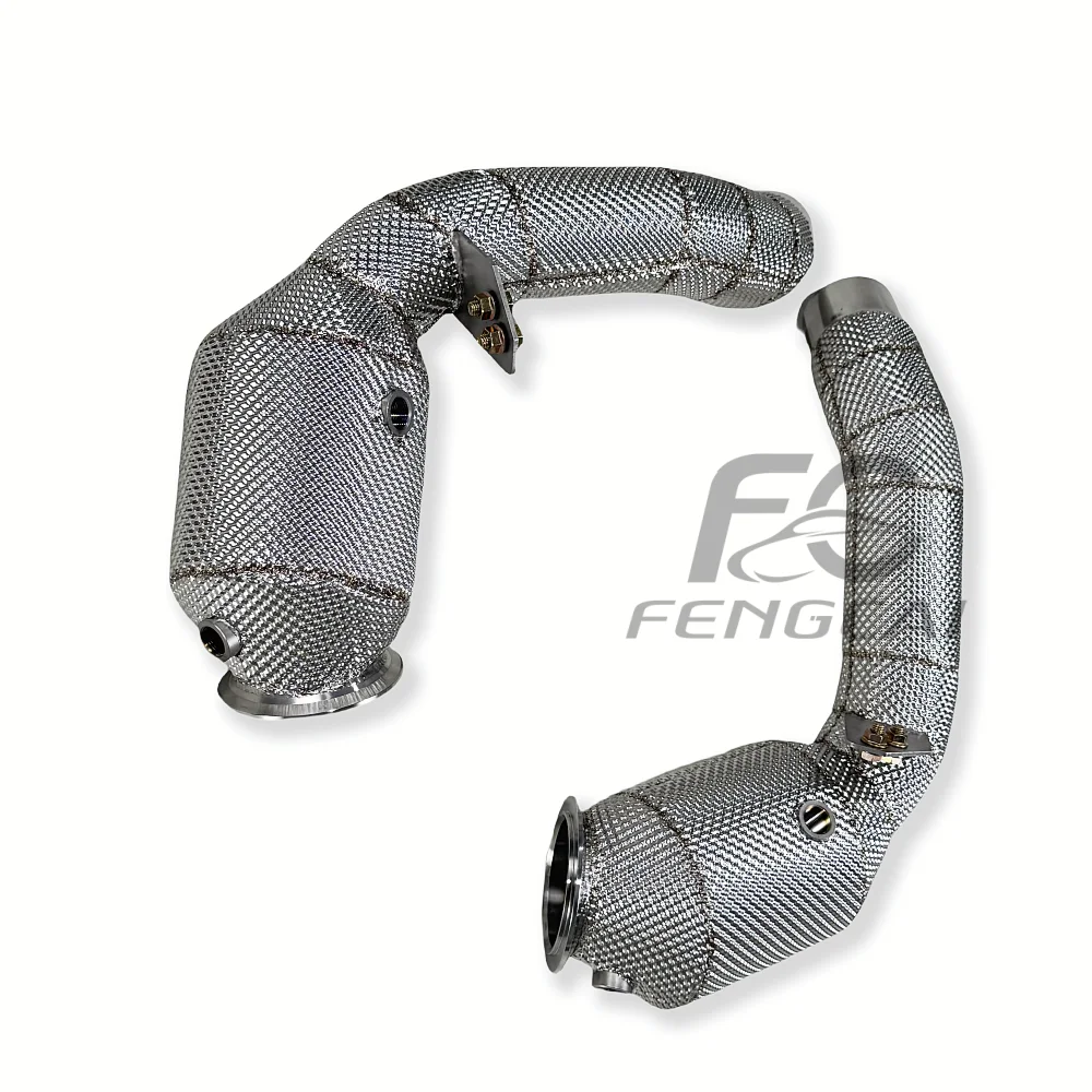 Bajante catalítica BMW M6 F06 4.4T 2011-2016 acero inox alto flujo - imagen 2