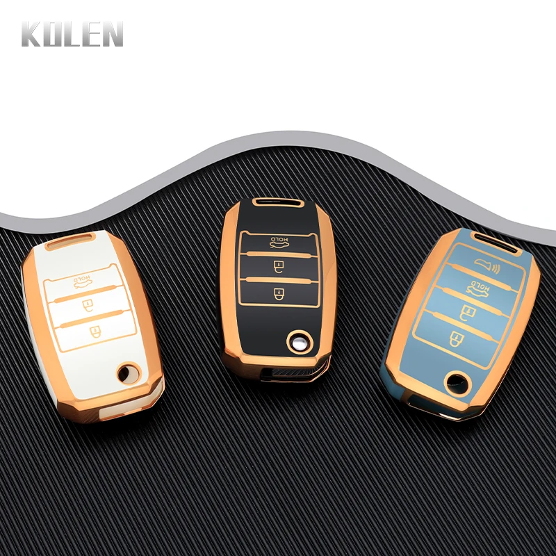 Funda TPU para llave KIA Rio, Optima y Sorento con tapa - imagen 3