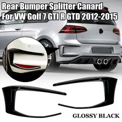 Kit alerón y marco Canard negro brillante para VW Golf 7 GTI R 2013-2020