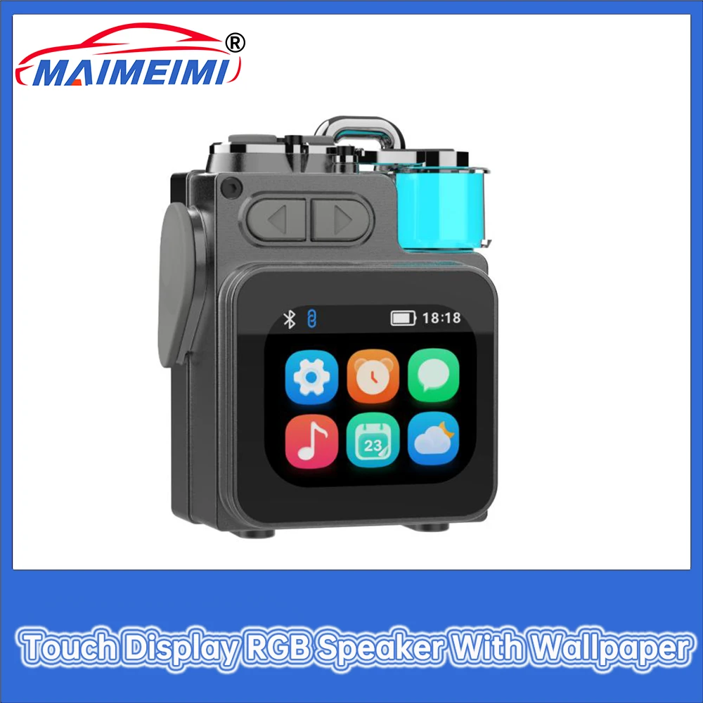 Altavoz RGB Bluetooth con pantalla táctil – Accesorio coche tuning