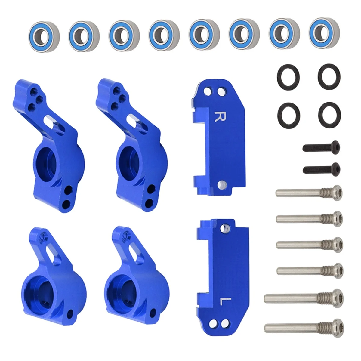Kit asiento RC delantero para Traxxas Slash 1/10 2WD azul - imagen 5
