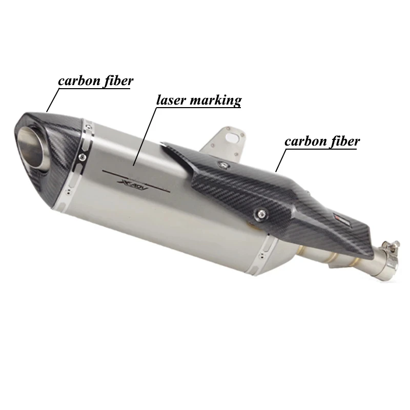 Silenciador de escape sin cordones compatible con Honda X-ADV 750 - imagen 3