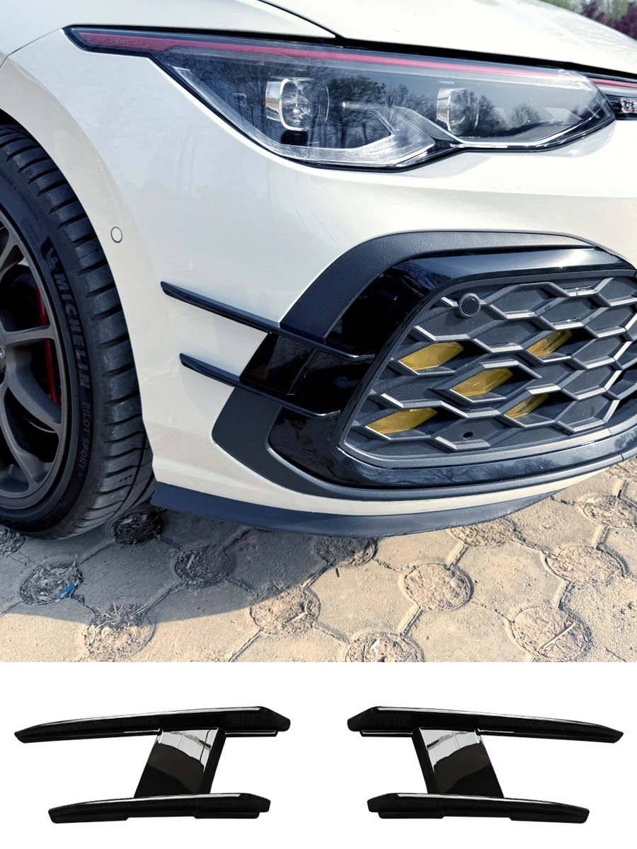 Embellecedor antiniebla negro para Volkswagen Golf VIII GTI/R-Line