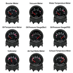 Medidor 52 mm 12V para coche: presión, temperatura y voltaje