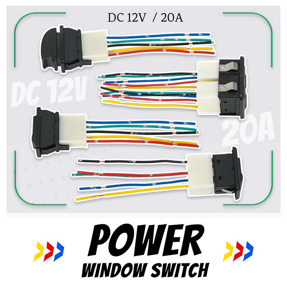 Interruptor PQY de control de ventanilla eléctrica