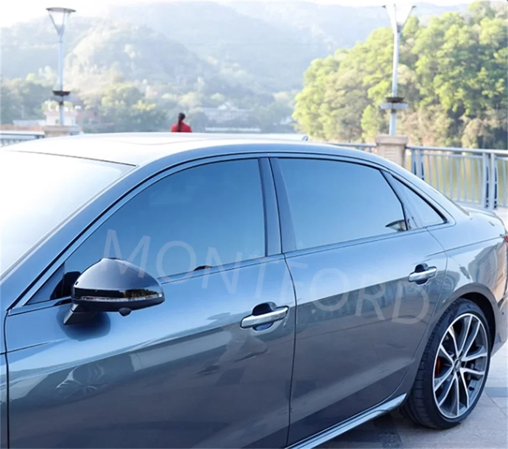 Molduras de ventanilla en acero negro para Audi A6 S6 2019-2023 - imagen 3
