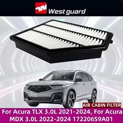 172206S9A01 Filtro de aire motor Acura TLX/MDX 3.0L 2021-2024