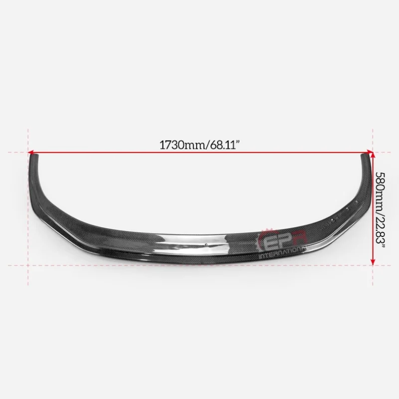 Labio delantero de fibra de carbono estilo CS para Hyundai i30 N - imagen 4