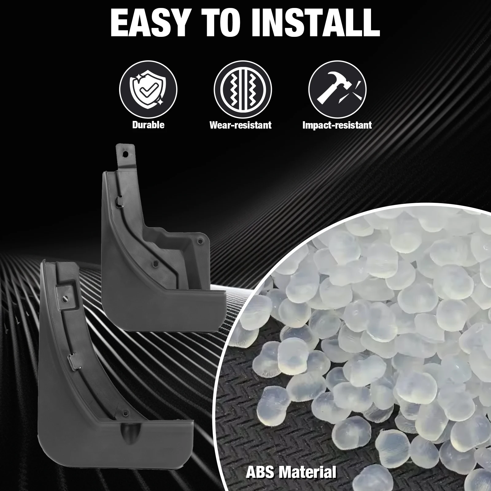 Guardabarros delanteros y traseros para Great Wall Haval F7 - imagen 5