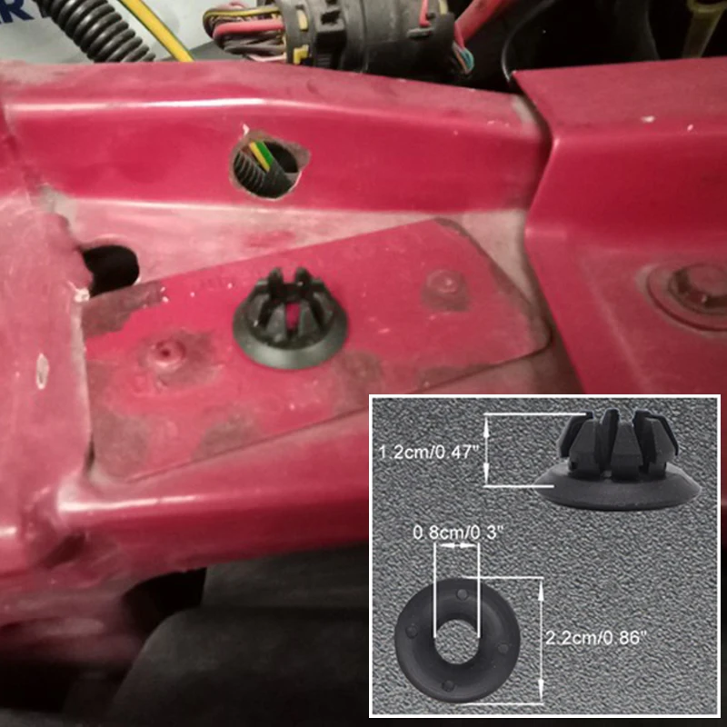 OEM 91604SD2013 Soporte Pivote Capó Honda Civic Fit Acura RSX - imagen 5