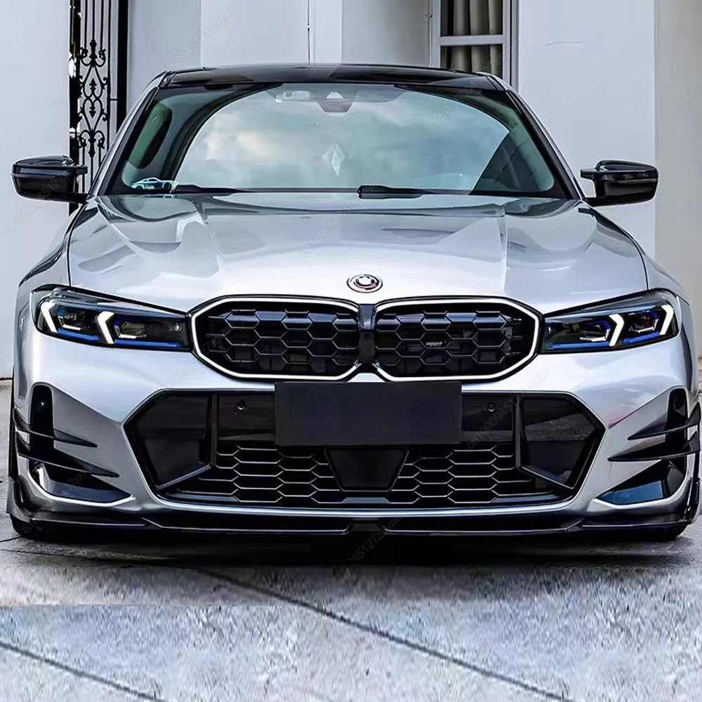 Parrilla doble riñón BMW Serie 3 G20 G21 M Sport LED Negro LCI - imagen 4