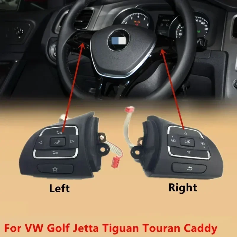 Mando de audio para volante VW Golf, Jetta, Tiguan y Caddy