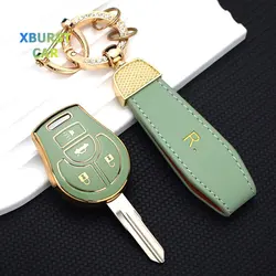 Funda protectora de TPU para llave de coche compatible con Nissan