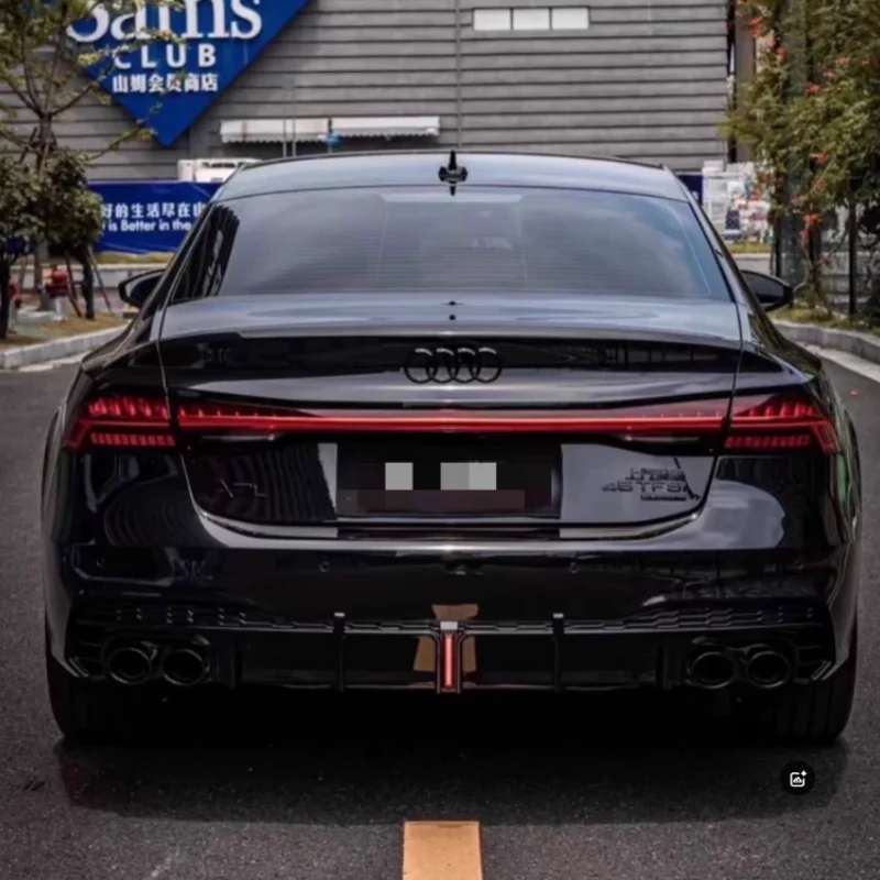 Difusor trasero PP con salida de escape para Audi A7/S7 2019-2023 - imagen 3