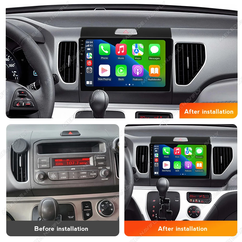 Radio Android para KIA Ray 2011-2017 con GPS y CarPlay inalámbrico - imagen 5