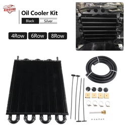 Kit radiador de aceite universal de aluminio para motor y transmisión