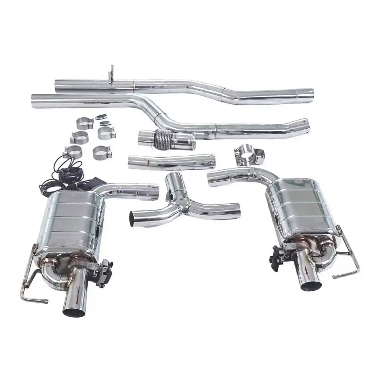 Escape catback válvula acero inoxidable Mercedes E350 W213 2.0T
