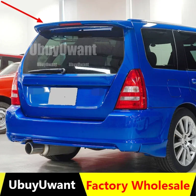 Alerón ABS sin pintar negro tipo OEM para Subaru Forester 2004-2008