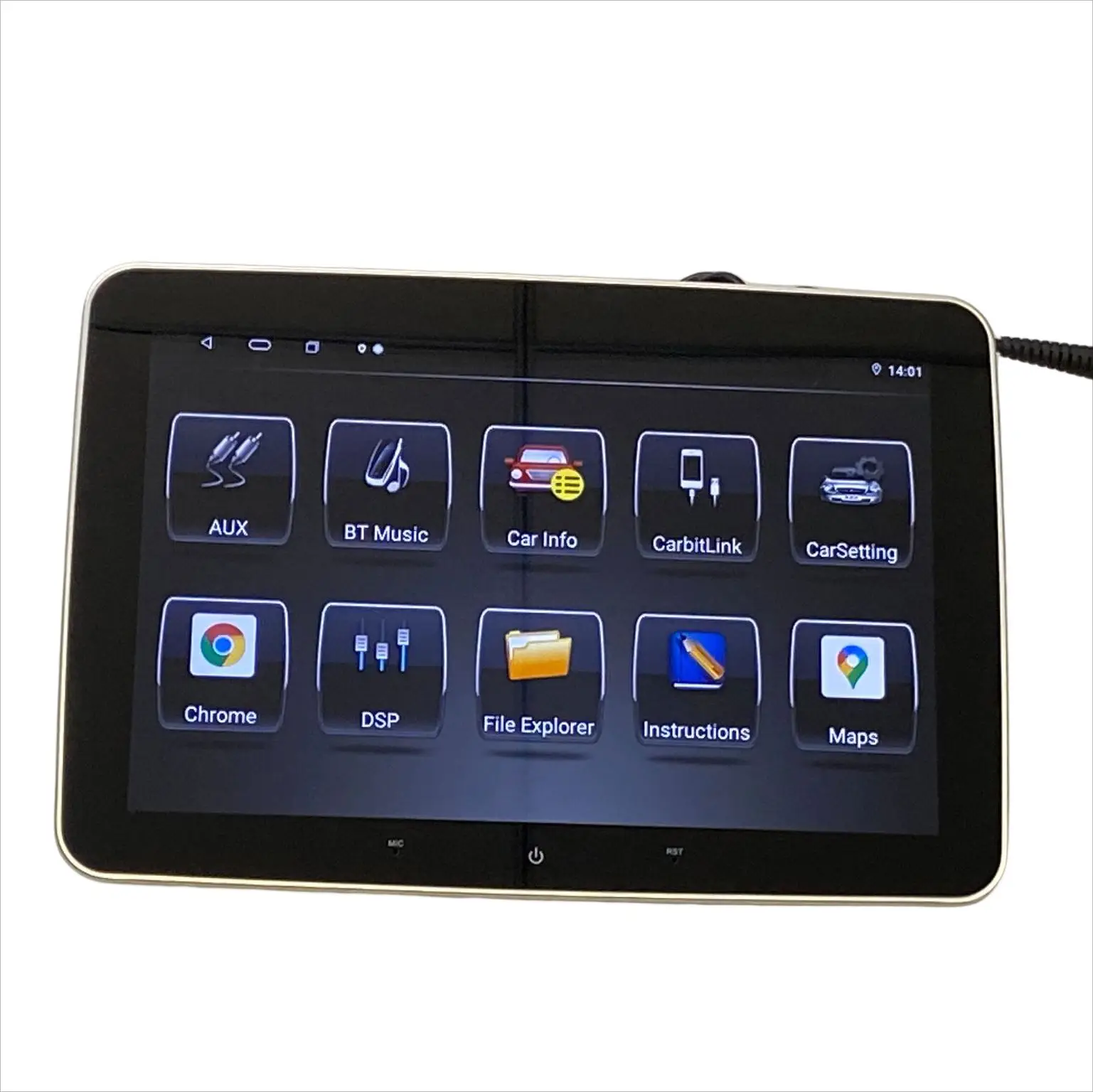 Reposacabezas coche Custom 10,5" Android 9 con pantalla táctil 4K - imagen 4