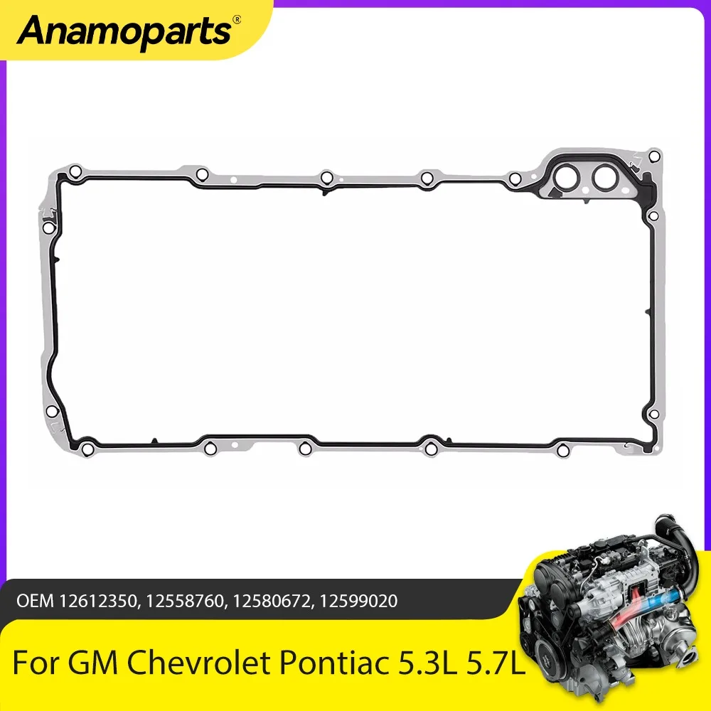 Junta cárter aceite 12612350 para GM Chevrolet Pontiac LS1 LS2 LS3 5.3L-6.0L
