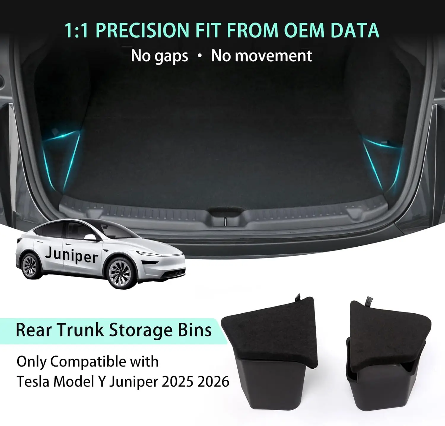 Organizador maletero TPE con estera antideslizante Tesla Model Y 2025 - imagen 2