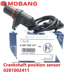 0281002411 Sensor posición cigüeñal Bosch original para Ford e Iveco