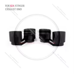 HMD Puntas de escape fibra de carbono para Kia Stinger 2.0 y 3.3 T