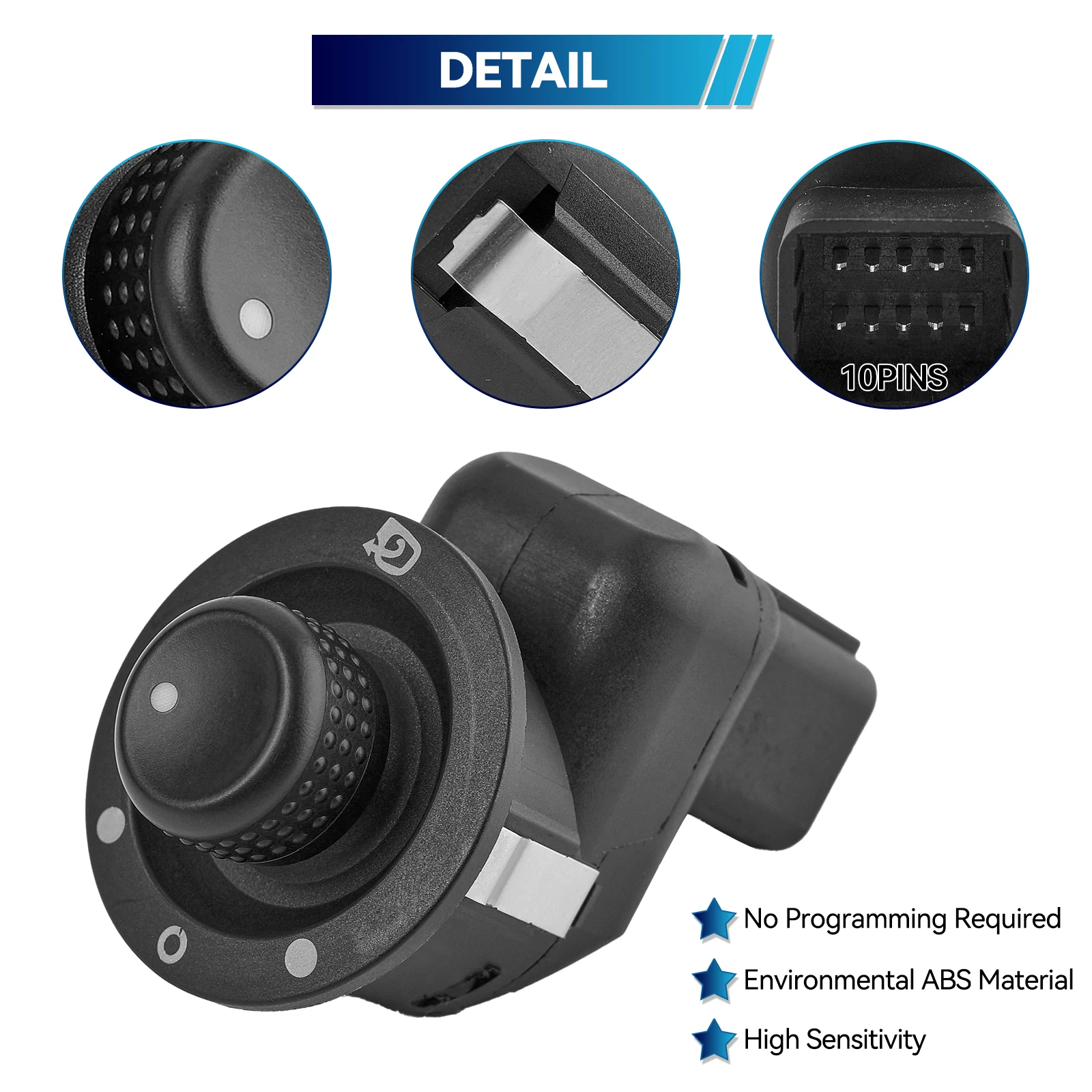 8200676529 Interruptor espejo eléctrico Renault Clio IV, Modus y Captur - imagen 5