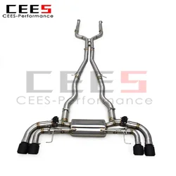 Cees Valvetronic Silenciador de escape para BMW M550i G30 N63 4.4TT