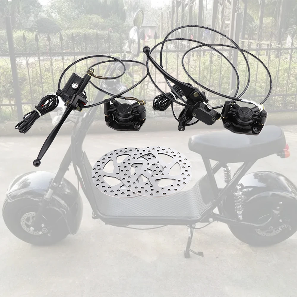 Kit de frenos hidráulicos delantero y trasero para Citycoco Harley