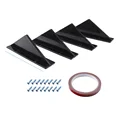 4pcs flat black