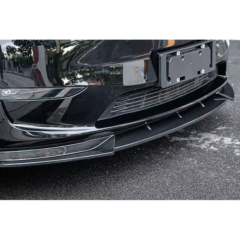 Alerón delantero tipo Splitter Tesla Model Y negro 2021-2023 - imagen 4