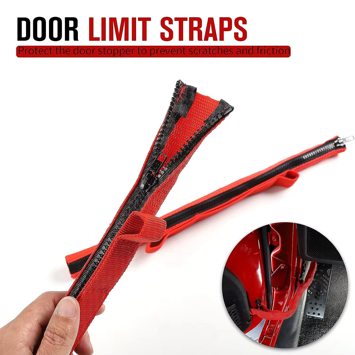 Correa limitadora de puerta para Jeep Wrangler YJ TJ JK JL - imagen 4