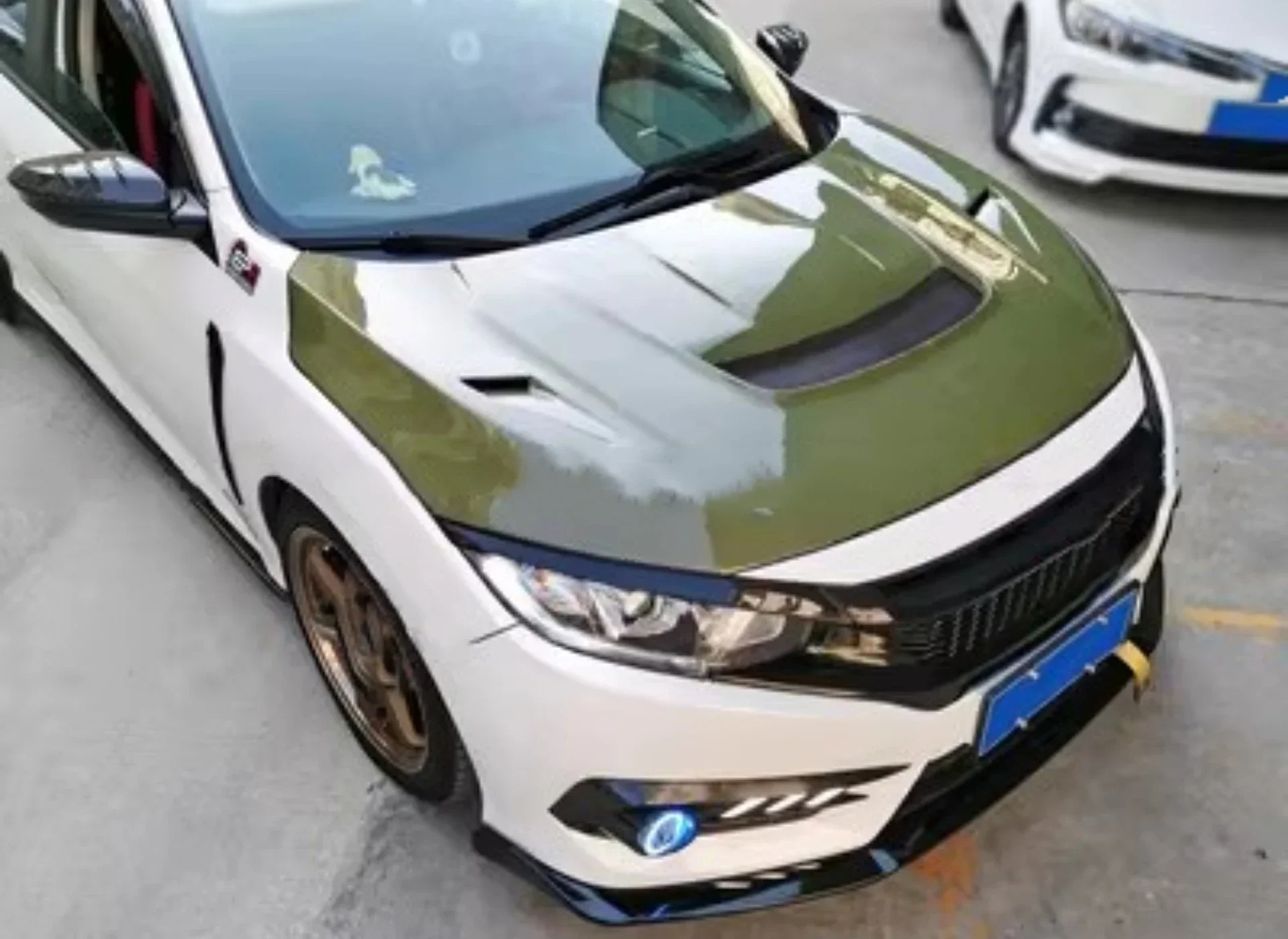 Varis capó fibra de carbono Honda Civic FK8 Type R - imagen 5