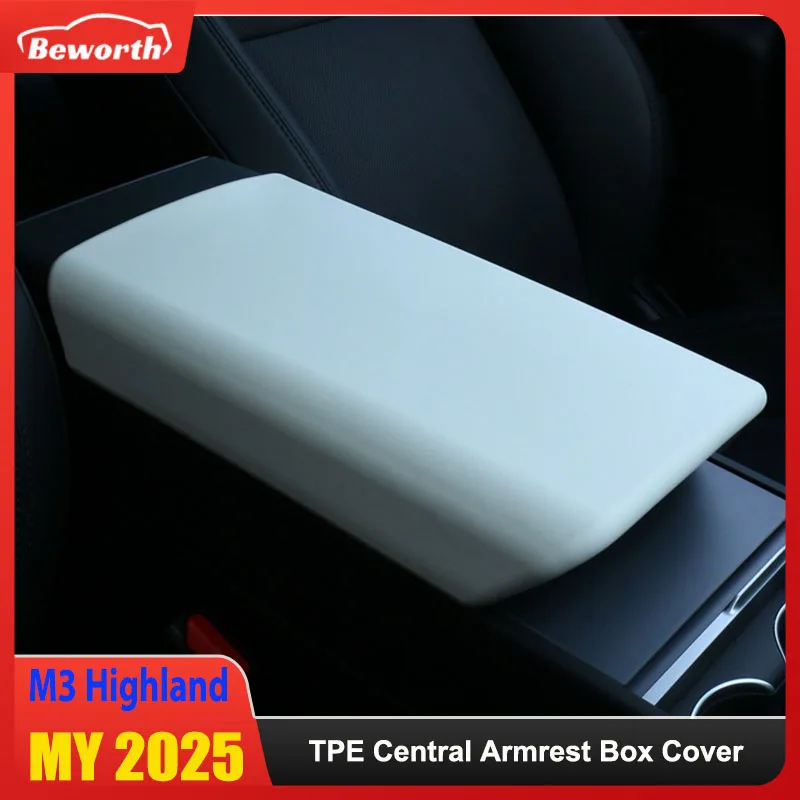 Reposabrazos TPE para consola central Tesla Model Y Model 3