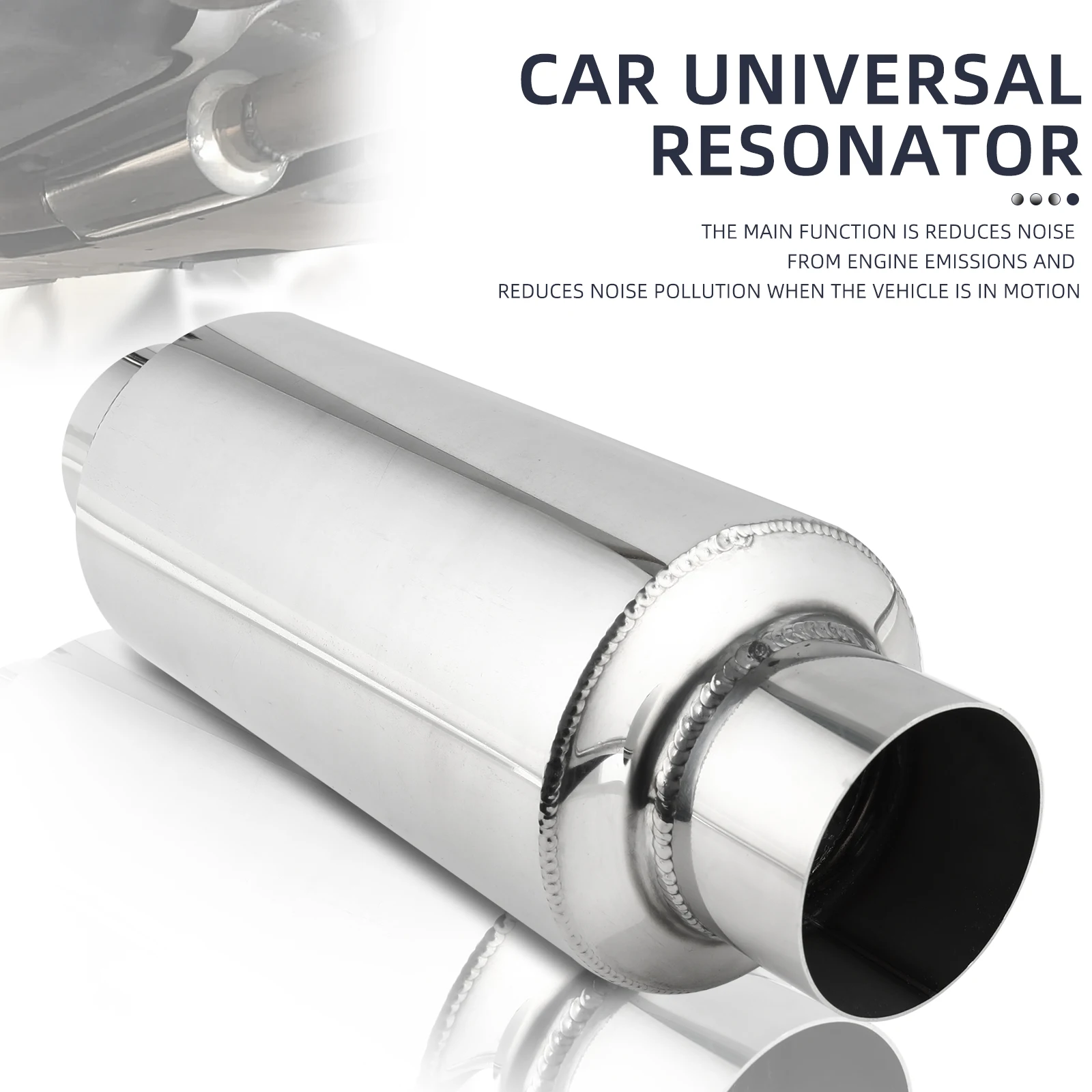 Silenciador de escape de acero inoxidable para Ford con resonador - imagen 2
