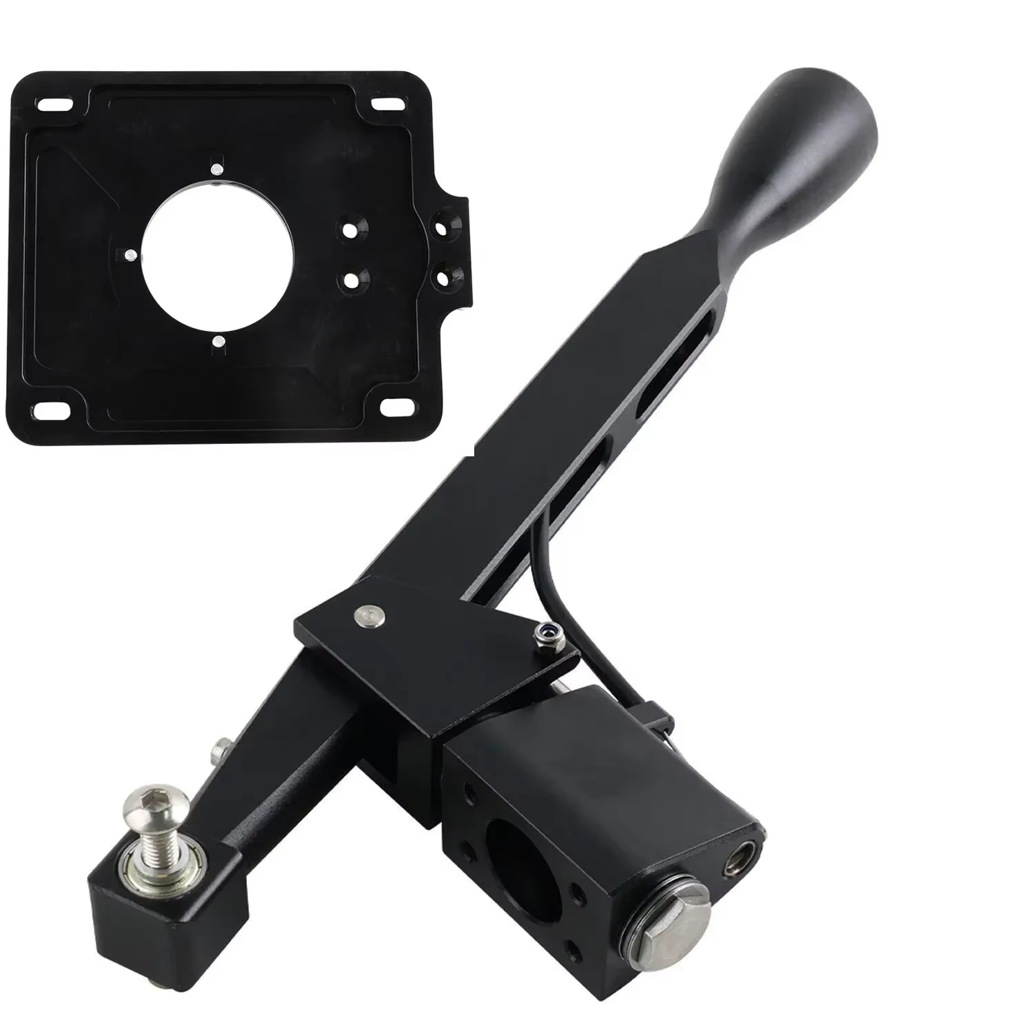 Palanca de cambios corta de aluminio negro para Nissan 350Z