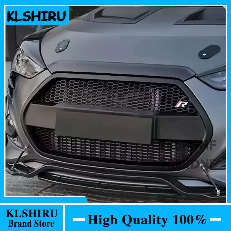Parrilla frontal fibra carbono masteriano para Hyundai Veloster