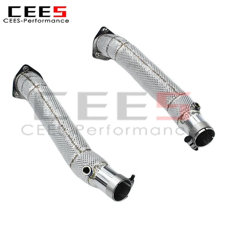 CEES Bajante de escape de acero inoxidable para Ferrari F430 4.3 - imagen 5