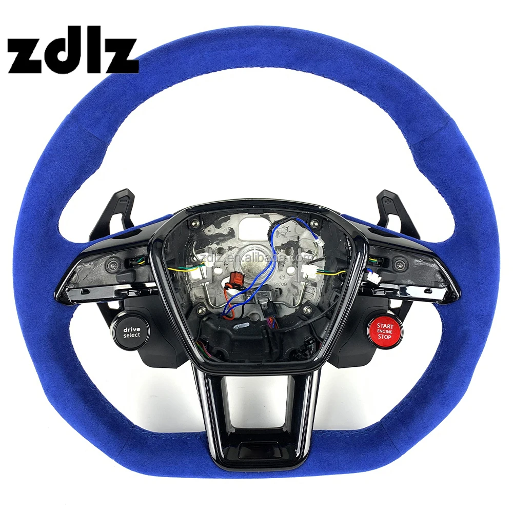 Volante azul personalizado Audi