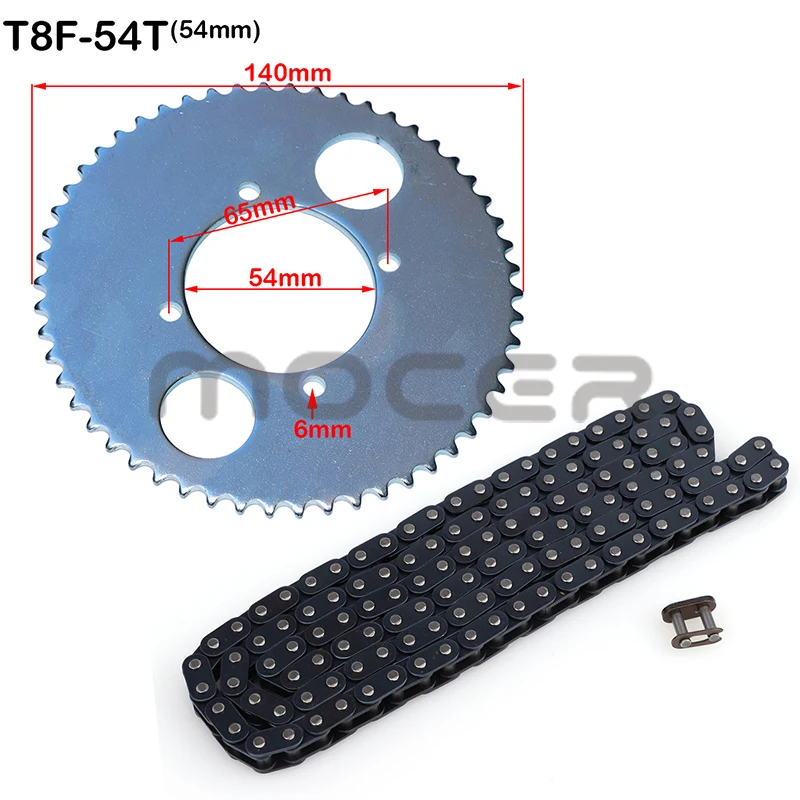 Kit piñón T8F cadena 49cc 2T Mini Moto ATV Quad - imagen 5