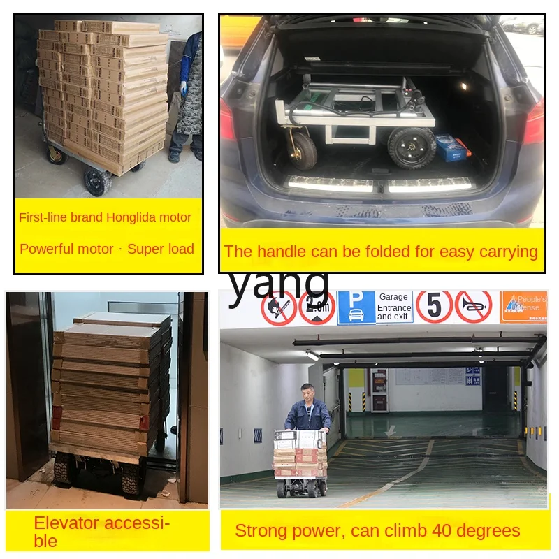 Plataforma manipuladora eléctrica pliable – 150kg carga - imagen 3