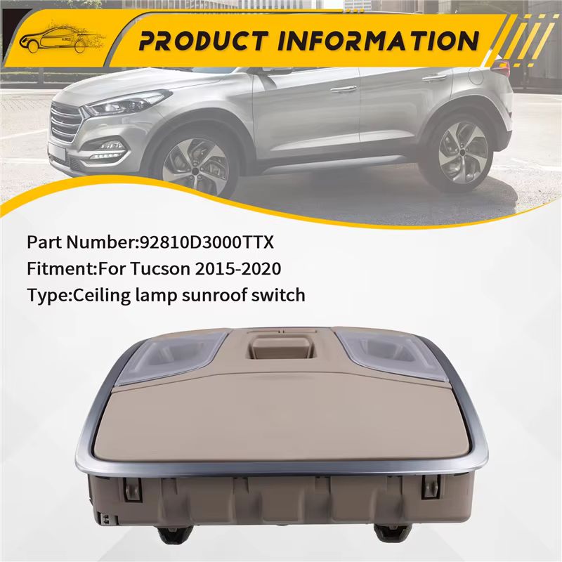 AB56 luz de techo interior para Hyundai Tucson – lámpara de lectura - imagen 4