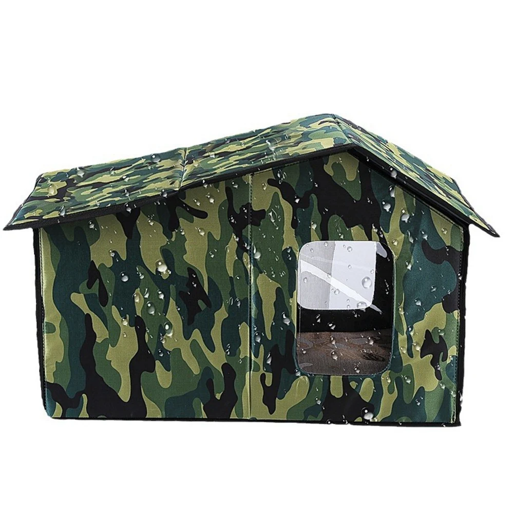 Casa plegable para gatos exterior: refugio cálido e impermeable - imagen 5