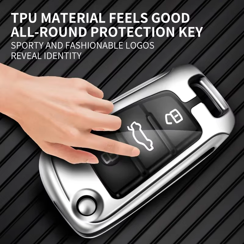 Funda cuero y aleación zinc para mando Audi A3 8P 8V S3 Q3 Q2 TT - imagen 5