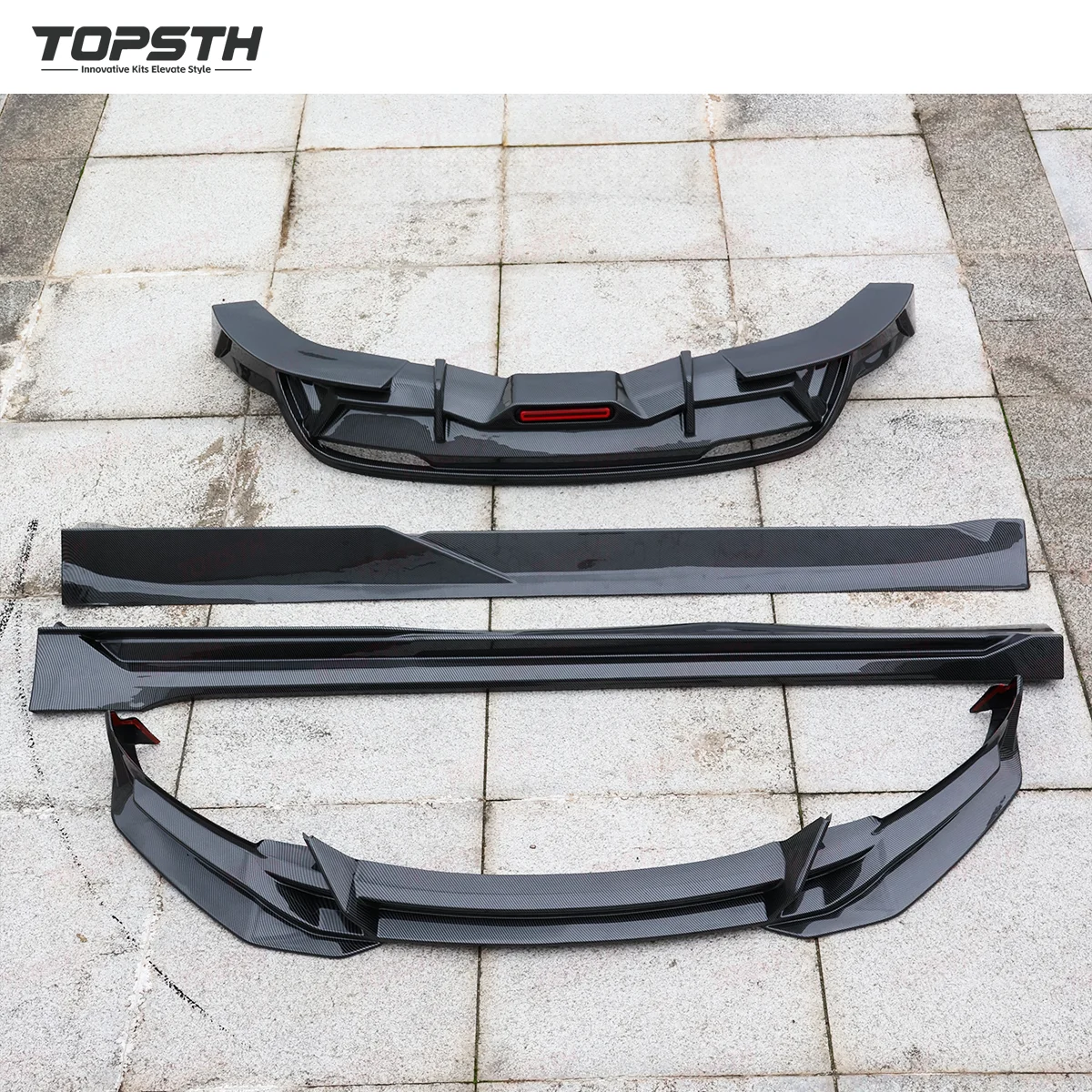 2024+ Tesla Model 3 Accesorios Kit de carrocería estilo PP TB de alta calidad Nuevo parachoques Protección automática Piezas de plástico Modelo premium 3 - imagen 5